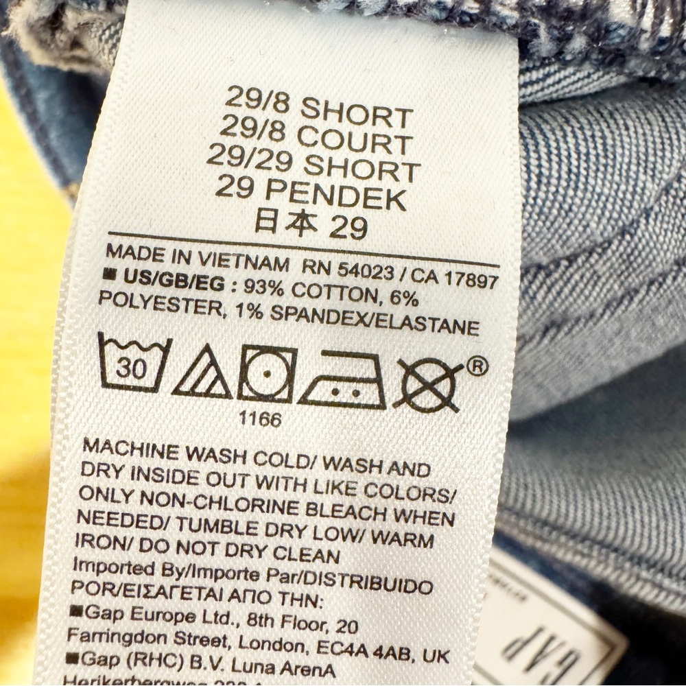 GAP | High Rise Patched '70s Flare Jeans in Medium Indigo Sz. 29 - Picture 10 of 10